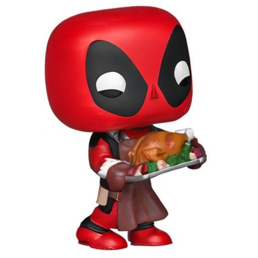 Funko Pop! Marvel: Holiday - Deadpool With Turkey