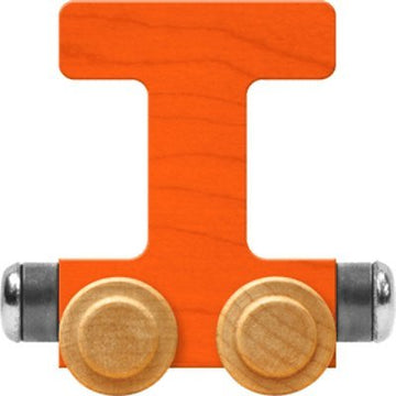 Maple Landmark NameTrains Bright Letter Car T - Made in USA (Orange)