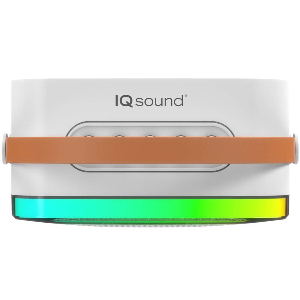 IQ Sound IQ-908K Mini Karaoke Bluetooth Speaker with Wireless Microphone, RGB Lights Surround, Fun Voice Changing in Rechargeabl