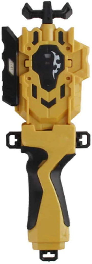 Speder Bey Gyro Blades Launcher And Grip, Light Sparking Battling Burst String Launcher Gyro Left&Right Lr Spin Top Compatible With All Bey Burst Series Battling (Gold)