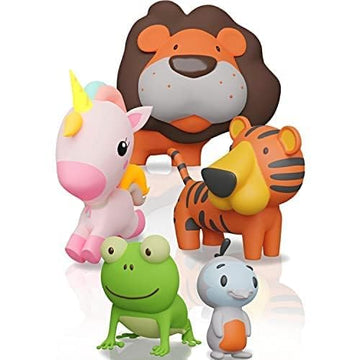 Mold Free Bath Toys For Babies And Toddlers, Animal No Hole Bath Toys, No Mold For Tub,Beach,Pool, Bpa-Free, Dishwasher-Safe, In