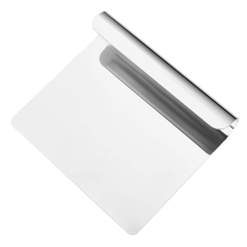 Dorakitten Stainless Steel Dough Scraper Non Slip Creative Metal Dough Cutter for Kitchen Stainless Steel Dough Scraper for Kitc