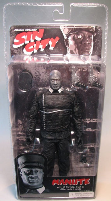 Neca Sin City Series 1 Manute (Black And White) Action Figure