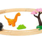 BRIO World - 36098 Dinosaur Circle Set | Toy Train for Kids Aged 3 Years Up