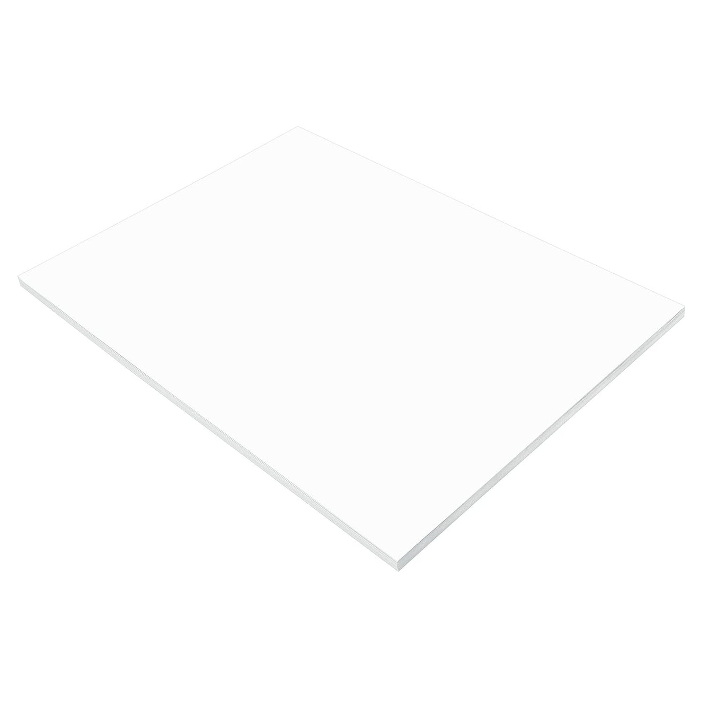 SunWorks 8717 Construction Paper, 58 lbs., 18 x 24, Bright White, 50 Sheets/Pack