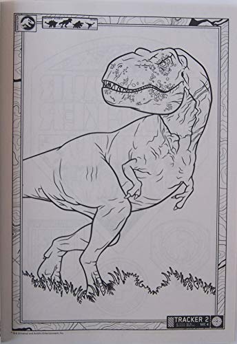 Lazy Days Jurassic World Fallen Kingdom Jumbo Coloring And Activity Book - 96 Pages