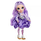 Rainbow High Sparkle and Shine Viola Doll 28 cm, Purple, Plastic, Model 427810-INT, Liquid Glitter Effect for Kids 4-12 Years Old