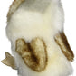 Folkmanis Mini Barn Owl Finger Puppet Cream, Brown, 1 Ea