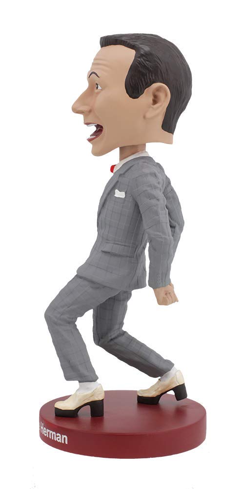 Royal Bobbles Pee Wee Herman Bobblehead Statue - 8 Inch Painted Polyresin Collectible