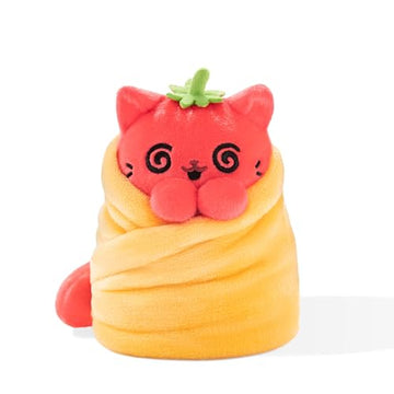 Purritos 7 Inch Plush Cat In Blanket  Salsa