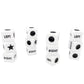 Left Right Center Dice Only 12 Dices Left Right Center Dice Game Prime Dice Only( six Sided ,16mm Standard Size, Easy to Grip)
