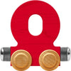 Maple Landmark NameTrains Bright Letter Car O - Made in USA (Red)