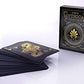 Mythical Creatures Playing Cards - Black, Silver & Gold Edition | Waterproof Pvc | Greek, Norse, Egyptian, East Asian Designs | Custom Hand-Drawn Art