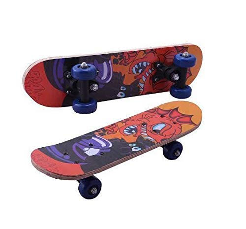 Labh Traders Wooden Skateboard for Child 17x5 inch Pack of 1