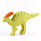 Tikiri My First Dino Baby Parasaurolophus Natural Rubber Toy (Green)
