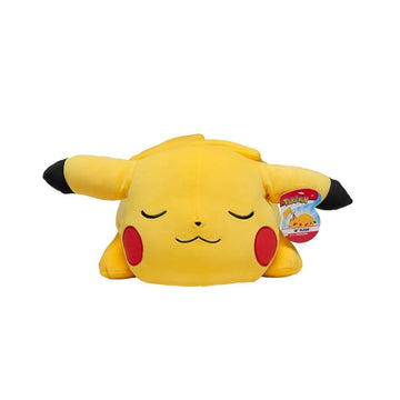 Pokemon Pikachu Plush, 18-Inch Plush Toy - Adorable Sleeping Pikachu - Ultra-Soft Plush Material, Perfect For Playing, Cuddling & Sleeping - Gotta Catch ‘Em All