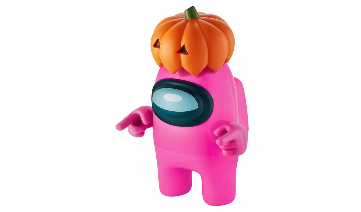 P.M.I. Among Us Action Figures 4 Pack - 5.3" Multicolor Plastic with 8 Hands, Hats & Accessories (Model: AU6230)