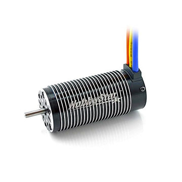 HobbyStar 4092 Brushless Sensorless Motor 1300KV for 1/8 RC Monster Truck/Truggy - Aluminum, Model 375-43-033