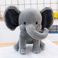 Boqopod Stuffed Elephant Animal Plush Toys 9 Inch (Gray)