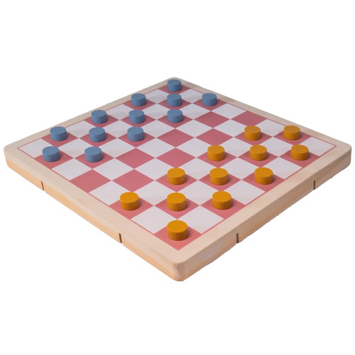 Neato Time To Play 8-In-1 Wooden Board Game Set - Chess, Checkers, Backgammon, Bowling, Sling Puck, Snakes And Ladders, Racing -