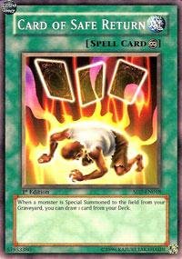 Yu-Gi-Oh! - Card Of Safe Return (Sd2-En018) - Structure Deck 2: Zombie Madness - 1St Edition - Common