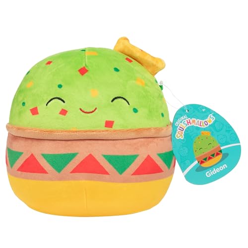 Squishmallows Original 8-Inch Gideon The Guacamole - Official Jazwares Cinco De Mayo Plush - Collectible Soft Squishy Chips & Di