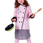 Master Girl Chef Costume  T4