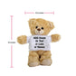 Spreadpassion Personalized Teddy Bear, Custom Teddy Bear, Stuffed Animal With Customized Text+Image, Custom Names Personalized G