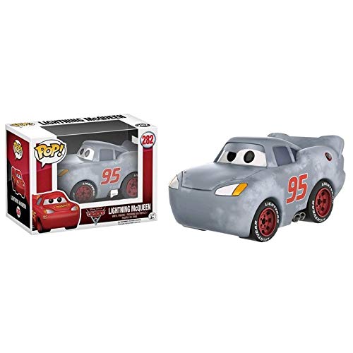 Funko Pop Vinyl Figure - Cars 3 Lightning McQueen Grey Primer, Model 14179, Meijer Exclusive