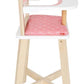 Hape Wooden Highchair For Babydoll| Fits Dolls Up To 20 Inch| Wooden Doll Play Furniture For Kids