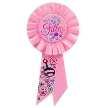 C'Est Une Fille (It'S A Girl) Rosette