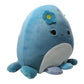 Squishmallows Kellytoy 2022 7 ' ' Winter Blue Octopus - Includes Stickers, Sq-Xmas-2022-Blue-Octo