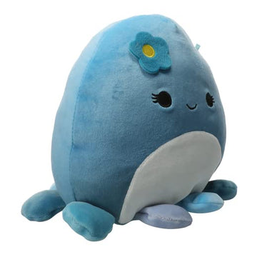 Squishmallows Kellytoy 2022 7 ' ' Winter Blue Octopus - Includes Stickers, Sq-Xmas-2022-Blue-Octo