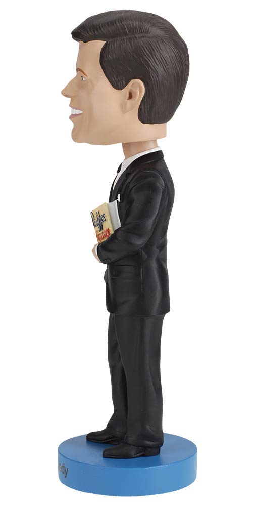 Royal Bobbles John F. Kennedy Bobblehead - 8" Premium Polyresin Figure, Brown, Model RB1205, Unique Serial Number, Exquisite Detail