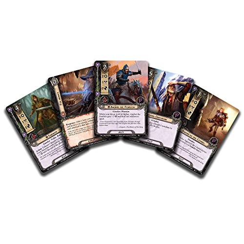 Fantasy Flight Games The Lord of the Rings Card Game Starter Deck - Cooperative Strategy Game for 1-4 Players, Ages 14+, Various Colors