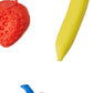 Didax Fruit Counters Set - 108 Pack, Plastic, Multicolor (Red, Orange, Yellow, Green, Blue, Purple), Model 210892