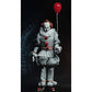 NECA 2017 IT Pennywise Action Figure - 8" Clothed Scale, Plastic, As Shown, Model 45473