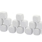 Qidiwin White Eva Foam Dices For Kids Graffiti-Building Blocks,Creative Painting, Party Supplies, 1.96 Inchs,18Pcs