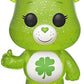 Funko Pop! Animation: Care Bears - Good Luck Bear Glitter Chase Vinyl Figure (Includes Compatible Pop Box Protector Case)
