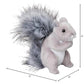 Douglas Gray Squirrel Plush Stuffed Animal, 6" Sitting, Polyester, Model 4035