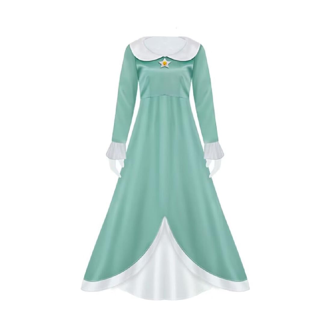 Mgacc Princess Peach Dress Princess Peach Cosplay Costume With Crown Kids Skirt For Halloween Party