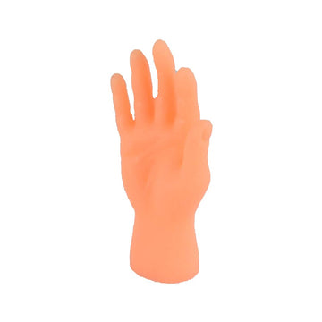 Set of 5 NOVELTY GIANT Small Rubber Hand Finger Puppets - Fun, Colorful Toys for Kids, Party Favors, and Storytelling Activities