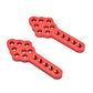FPVDrone CNC Metal RC Car Shock Absorber Mount Adjust Height Angle Stand for Axial SCX10 90046 D90 D110 RC Crawler Car (Red)