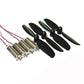 Hobbypower 8520 Coreless Brushed Motor Set 53000rpm 8.5x20mm + 75mm CW CCW Propeller