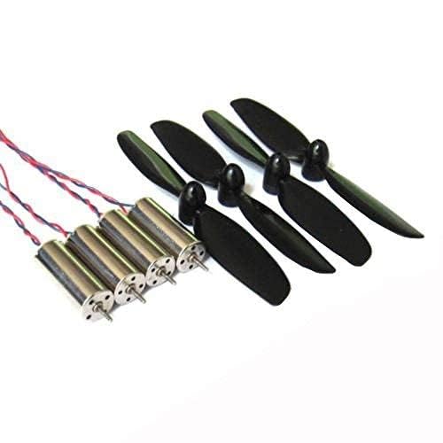 Hobbypower 8520 Coreless Brushed Motor Set 53000rpm 8.5x20mm + 75mm CW CCW Propeller
