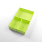Token Silo Card Add On - 3-Piece Set Of Game Trays, Holds Game Cards, Tokens, Dials And Dice, Organize Lcg, Tcg And Board Game Accessories, Modular Design, Lime Color, Made By Gamegenic