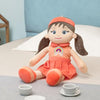Mirada Cute Peach Huggable Rainbow Girl Doll Soft Toy For Baby Girls/Kids | Stuffed Plush | Ideal Gift For Rakhi/Raksha Bandhan/