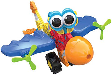 K'Nex Kid Wings & Wheels Building Set - 65 Pieces - Ages 3+ - Preschool Educational Toy