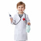 QuickBazaar Kids Doctor Dress Costume With Injection, Mask, Stethoscope | Fancy Dress Costume For Kids (DOCTOR, 78 Years)