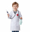 QuickBazaar Kids Doctor Dress Costume With Injection, Mask, Stethoscope | Fancy Dress Costume For Kids (DOCTOR, 67 Years)